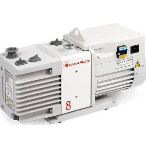 Edwards RV8 6.9 CFM Dual-Stage Vacuum Pump with Bellow & Fitting