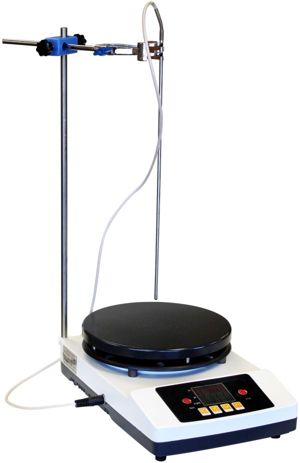 350C 2000RPM 1.5-Gallon PID Magnetic Stirrer w/ 9" Heated Plate