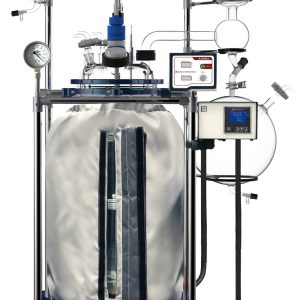 Ai 100L Non-Jacketed Glass Reactor with 200°C Heating Jacket