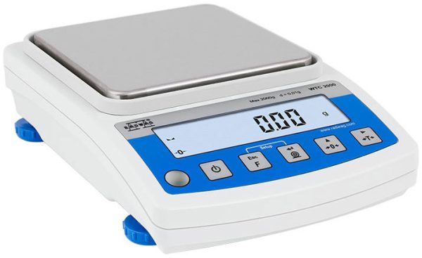 Radwag 600g Capacity 0.01g Readability 5x5" Precision Balance